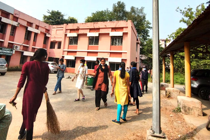 One Day Polythene Free Campus Free Drive, organised by Dept. Of Education, ODISHA