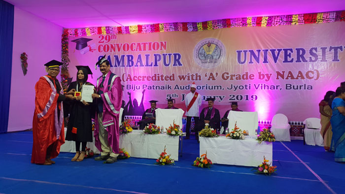 29th Convocation of Sambalpur University held on 5th January 2019