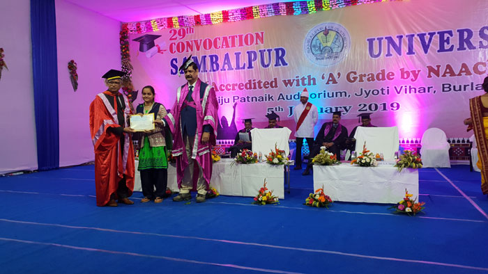 29th Convocation of Sambalpur University held on 5th January 2019