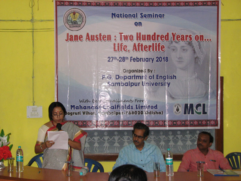 National Seminar on "Jane Austen, Two Hundred Years On...", on 27-28 February 2018