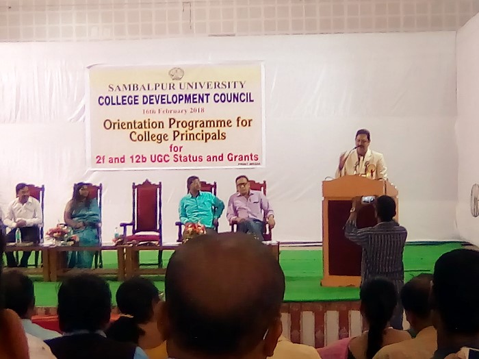 Orientation Programme for College Principals for Inclusion under 2(f) and 12(b) of the UGC Grants Entitlements