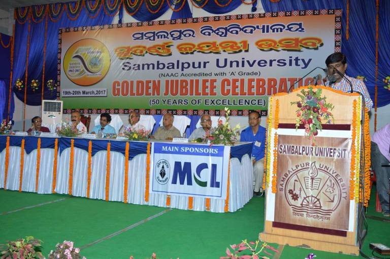 Golden Jubilee Celebration Of Sambalpur University starting on 20th March,2017