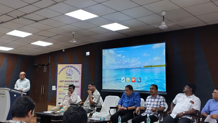 Antiragging Day Observed on 12.08.2025 at Sambalpur University