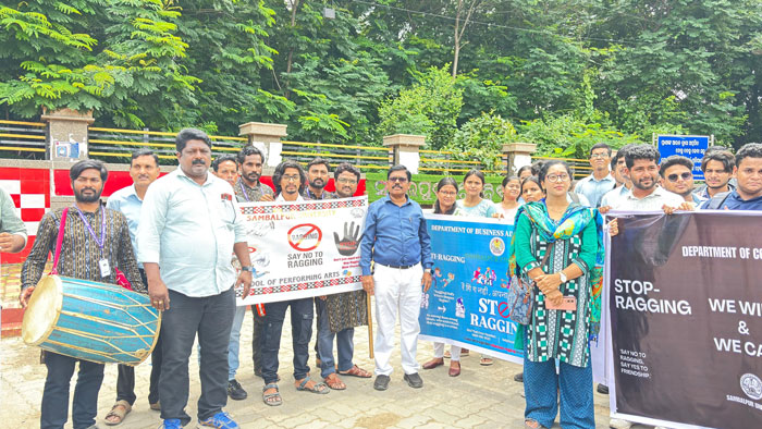 Antiragging Day Observed on 12.08.2025 at Sambalpur University