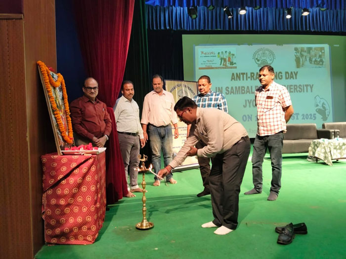 Antiragging Day Observed on 12.08.2025 at Sambalpur University
