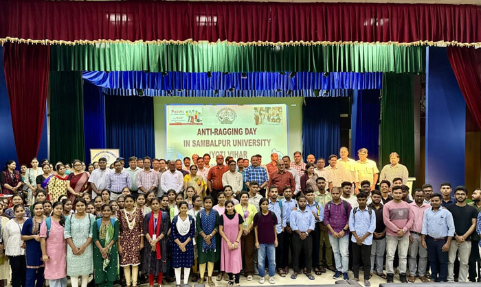 Antiragging Day Observed on 12.08.2025 at Sambalpur University