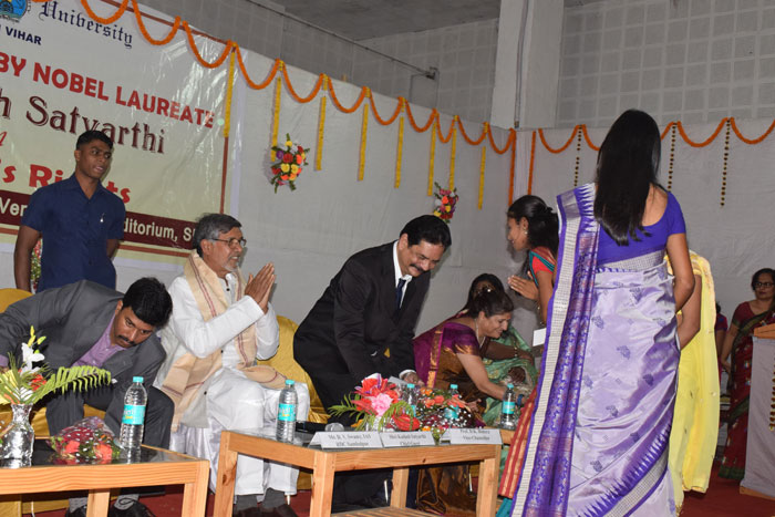 Visit of Noble Laureate Sri Kailash Satyarthi