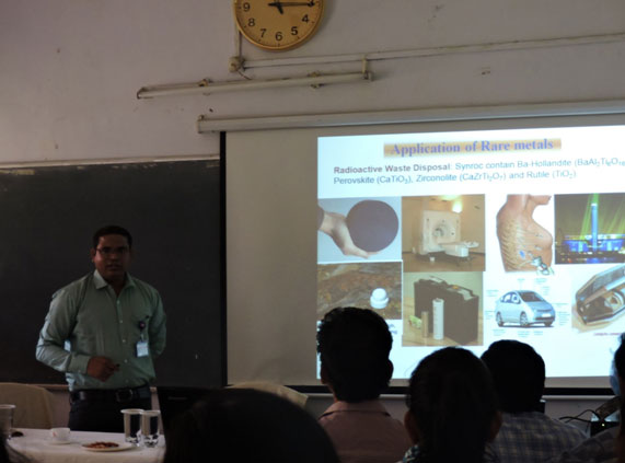 Mr. Priyatham Kumar Bolloju from AMD delivering an extramural lecture